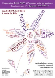 Affiche pour un Atelier d'écriture dde Charente